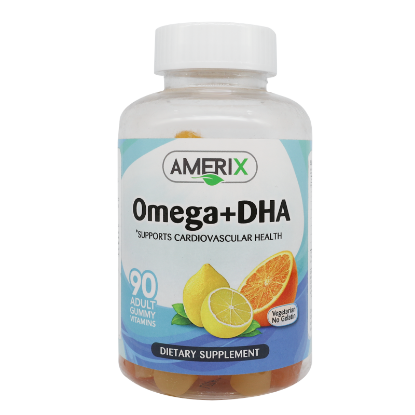 Amerix Omega + DHA Adult Gummies 90'S