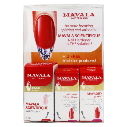 Mavala Nail Kit 3 Items (Scientifique+ & Mavala002 & Mavadry) Offer