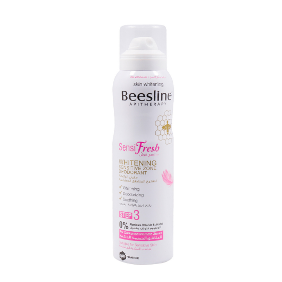 Beesline Sensi Fresh Whitening Deo Step 3 150Ml for complexation skin