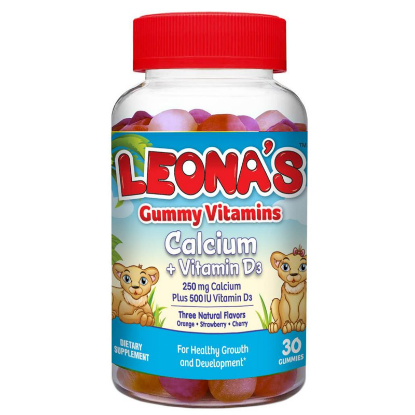 Leona Children Gummy Calcium + D3 30'S For bone health 