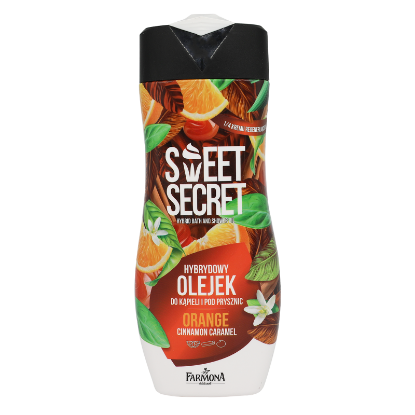 SWEET SECRET Orange Hybrid Bath & Shower Oil 300 mL improves skin firmness