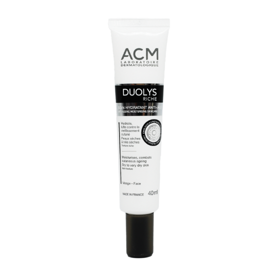 ACM Duolys Riche Anti-Ageing Moisturizing Cream 40 mL to prevent dehydration