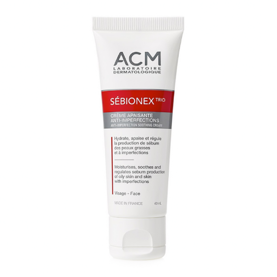 ACM Sebionex Trio Anti Imperfection Soothing Cream 40 mL for combination to oily skin