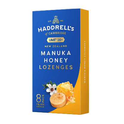 Haddrells Manuka Honey UMF 16+ Lozenges  2.8 g 8 Pack to promote health