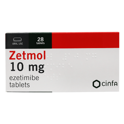 Zetmol 10 mg Tabs 28'S antihyperlipidemic