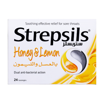 Strepsils Honey & Lemon Lozenges 24'S