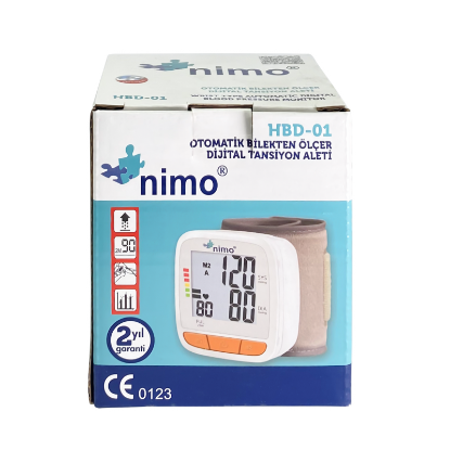 Nimo Wrist Type Automatic Digital Blood Pressure HBD-01 for personal care