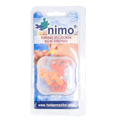 Nimo Slicone Ear Plug With Rope protect from water 