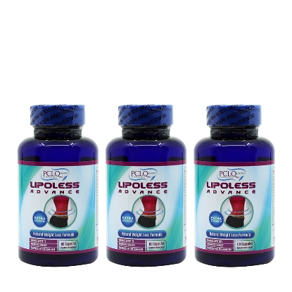 PCLQ Lipoless Advance Capsules 3 Pcs Offer package