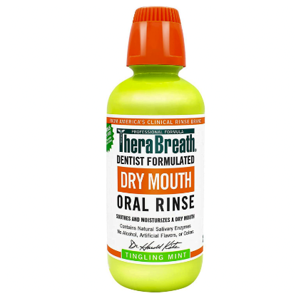 The Breath Co Dry Mouth Oral Rinse Tingling Mint 500ml