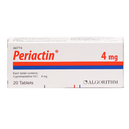 Periactin 4 mg Tabs 20'S