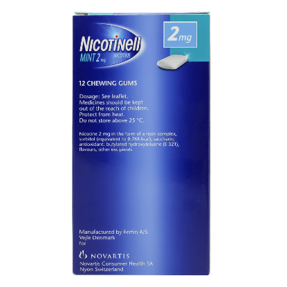 Nicotinell 2 mg Chewing Gum 12'S