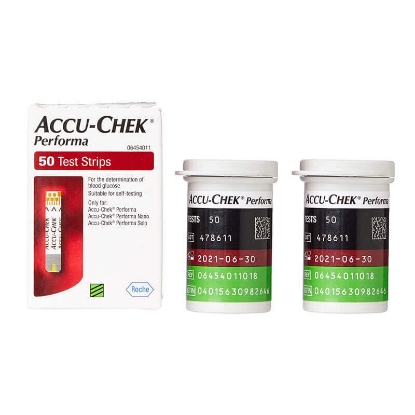 Accu Chek Performa Test Strips Offer 50*2 Box 