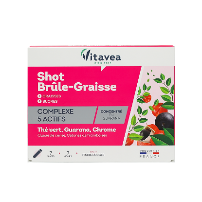Vitarmonyl Slim Shot Brule Graisse Red fruits 7 Shots