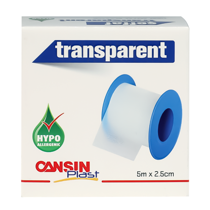 Cansin Plast Transparent Plaster 5m X 2.5cm
