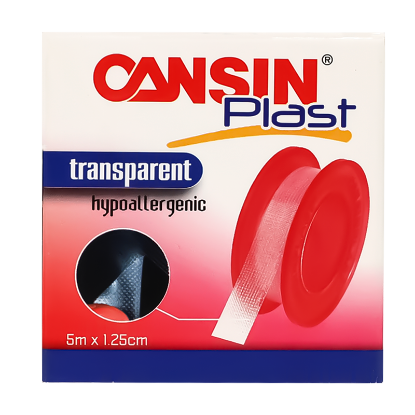 Cansin Plast Transparent Plaster 5m X 1.25cm