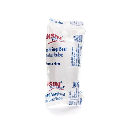 Cansin Plast Cotton Gauze Bandage 4m X 5cm