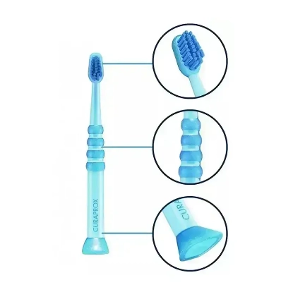 كيورابروكس فرشاة أسنان للأطفال 0 - 4 سنة 1 قطعة
