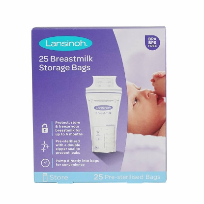 Lansinoh Breast Milk Storage Bags 25 Pcs