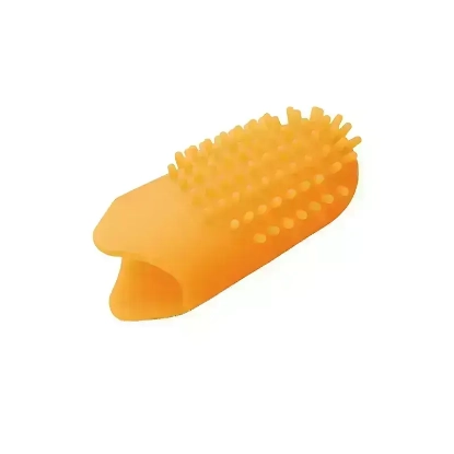 ميلو ايكو فرشاة اسنان اصبع بالبرتقال للأطفال 1 قطعة
