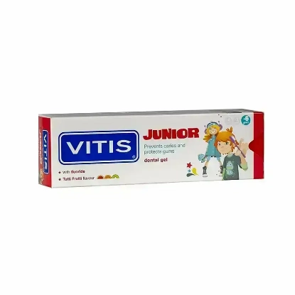 Vitis Junior Dental Gel Tutti Frutti Flavour 75 ml 