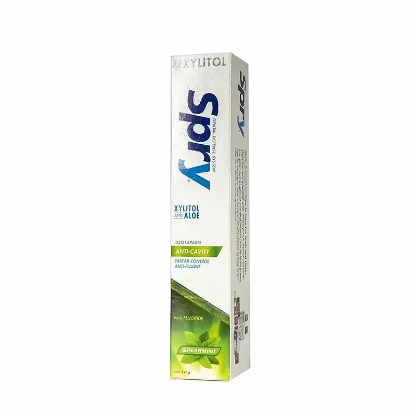 Xlear Xylitol Spry Anti Cavity Toothpaste Spearmint Flavor 141 g