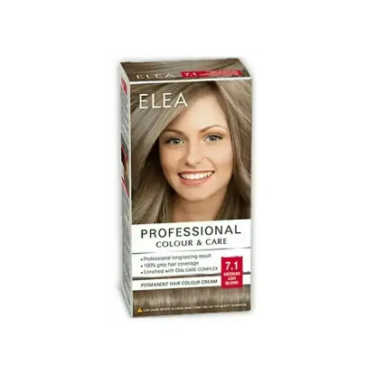 Elea Hair Color Cream 7/1 Medium Ash Blond 123 ml