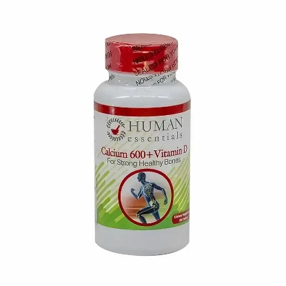 Human Essentials Calcium 600 mg With Vit D 400 IU 90 Tabs