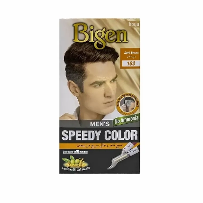 Bigen Men's Speedy Color Dark Brown 103