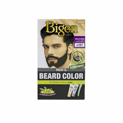 Bigen Men's Beard Color Natural Black B101