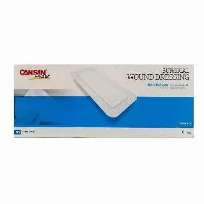 Cansin Plast Non-Woven Surgical Wound Dressing 9x25 cm 25 Pcs 