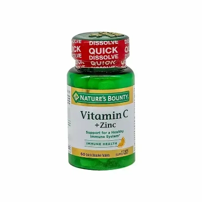 Natures Bounty Vitamin C + Zinc 60 Q/D Tabs 