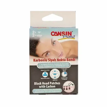Cansin Plast Black Head Patches With Carbon 4 Pcs