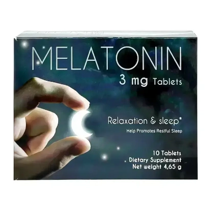 Melatonin Relaxation & Sleep Tabs 3 mg 10'S