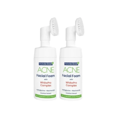 Novaclear Acne Facial Foam With White Pro Complex 100 ml Offer 1+1 