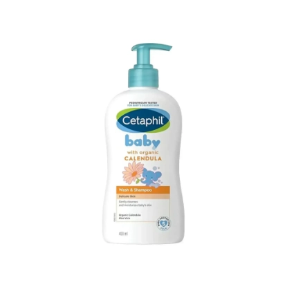 Cetaphil Baby Wash & Shampoo With Calendula 400 ml 
