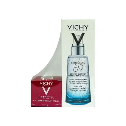 Vichy Offer Mineral 89 Booster + Liftactiv Collagen Day Cream 