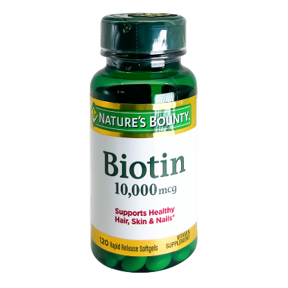 Natures Bounty Biotin 10,000 mcg Softgels 120'S