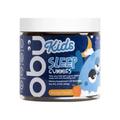 Obu Kids Sleep Gummies with Mango Flavor 60 Pcs 