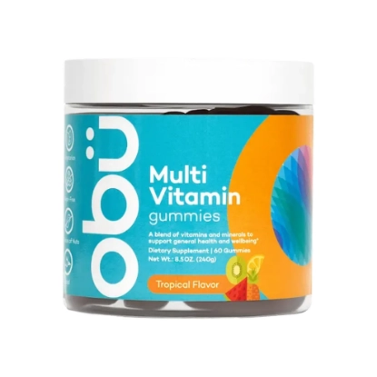 Obu Multivitamin Gummies For Adults with Tropical Flavor 60 Pcs