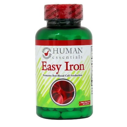 Human Essentials Easy Iron Caps 100'S