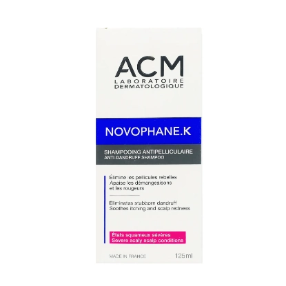 ACM Novophane K Shampoo 125 mL Anti-dandruff